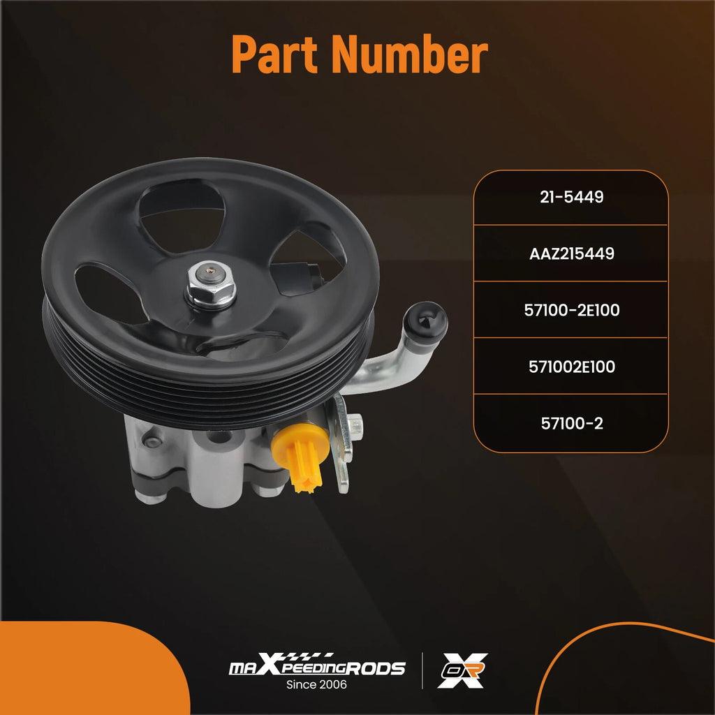 Power Steering Pump for Hyundai Tucson (2005–2009) 21-5449 G6BA