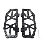 Black Rider Driver Floorboards Foot Pegs for Harley Electra Glide