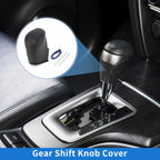 1 Pc Gear Shift Knob Cover for Nissan Altima (2019–2024) Black Blue Faux Leather