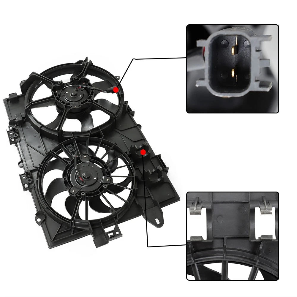 Radiator Cooling Fan for Pontiac Torrent Chevrolet Equinox (2006–2008)