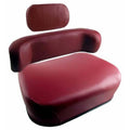 Cushion Set of 3 for White (Maroon Vinyl)
