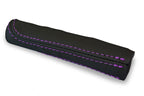 Leather E Brake Boot Cover for BMW E30 (1984–1991) Black Purple Stitch