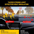 Dashboard Cover Mat for Toyota Sienna (2004–2010) Black Anti-UV Pad