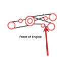 Primary Unloader Drive Belt for Mpl Moline Combine (2605020W1)