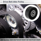Drive Belt Idler Pulley for Volkswagen Beetle (1998–2004) No. 038145276 Plastic Black