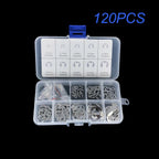 Set of 10 Snap Ring E Clips 1.5mm, 3.5mm, 12mm