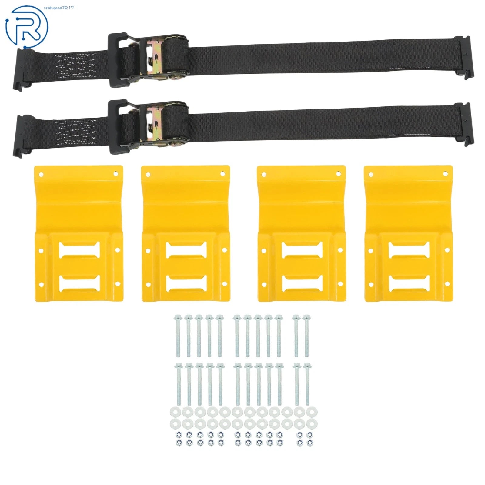 E Track Wheel Chock System for Secure Cargo Transport (1 Pack)