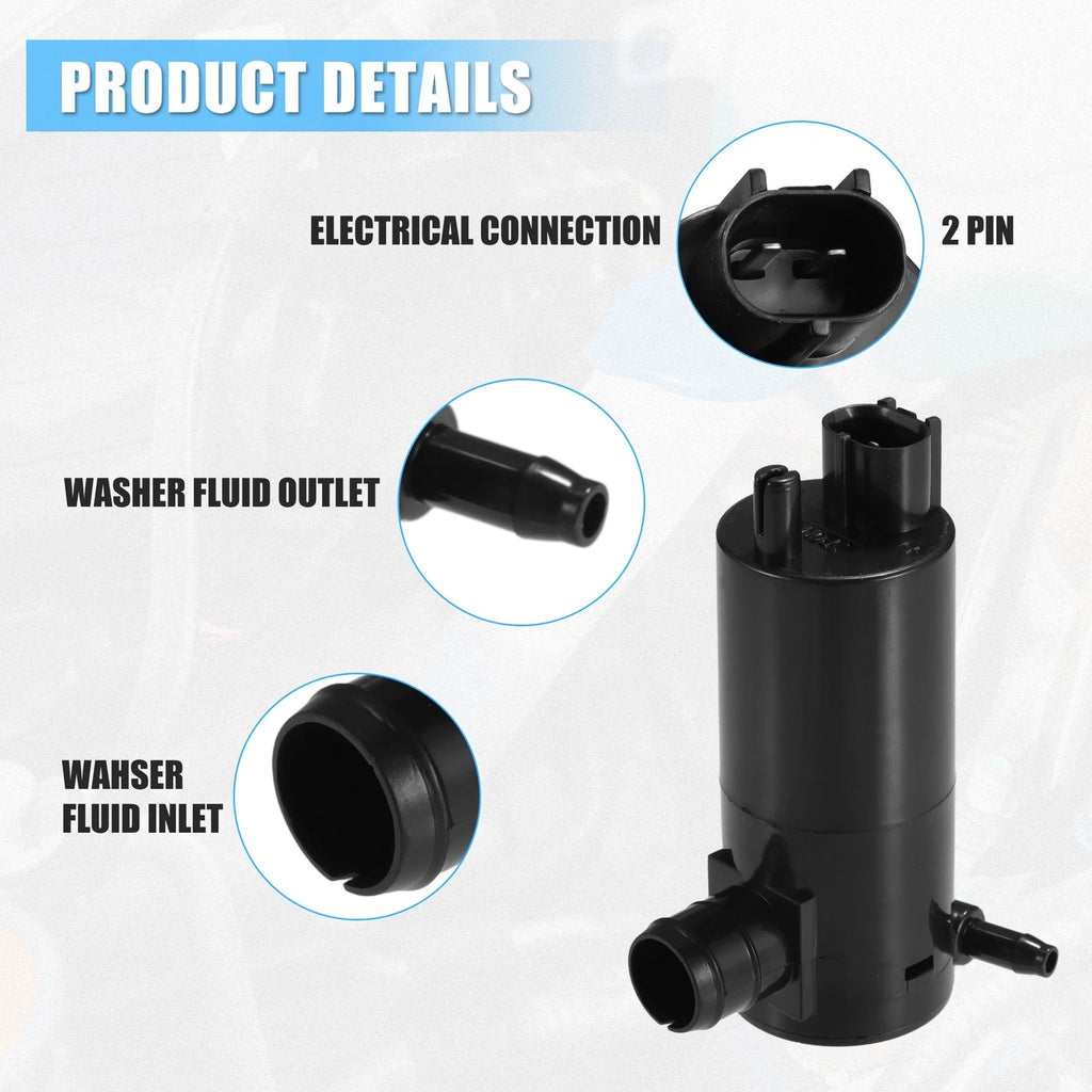 Windshield Washer Motor Pump for Nissan Versa Rogue (2007–2011)