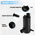 Windshield Washer Motor Pump for Nissan Versa Rogue (2007–2011)