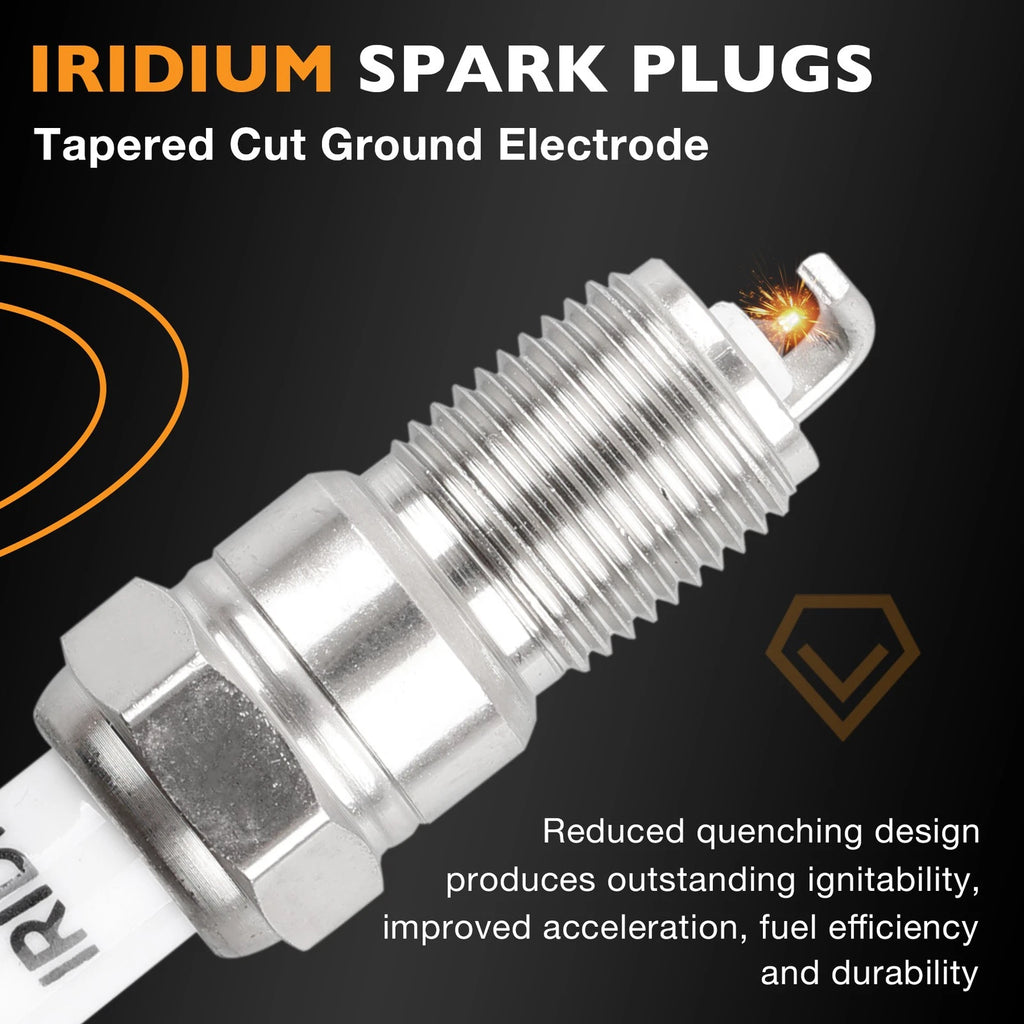 Ignition Coils & Iridium Spark Plugs for Ford F150 Lincoln Mercury (1991–2001)