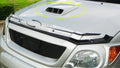 Chrome Hood Scoop Air Flow Vent Cover for Toyota Hilux MK6 Vigo Fortuner (2005-2012)