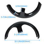26" Painted Wheel Wrap Front Fender for Harley Touring (2014–2023)