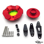 CNC Engine Case Cover Guard Kit for Kawasaki Ninja 400 (2018–2019) Red