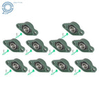 10 Pack Pillow Block Flange Bearing UCFL205-16 for (1" Bore)