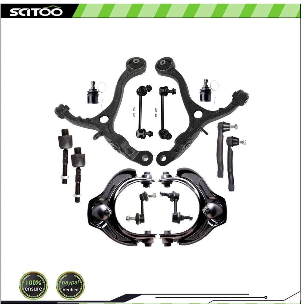 Complete Control Arm Ball Joint Tie Rod Sway Bar Kit for Honda Accord (2008–2012)