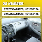 Door Handle Set for Honda Accord (1998–2002) - Front Left Right Inner Gray