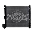 Replacement Plastic/Aluminum Radiator w/Transmission Oil Cooler