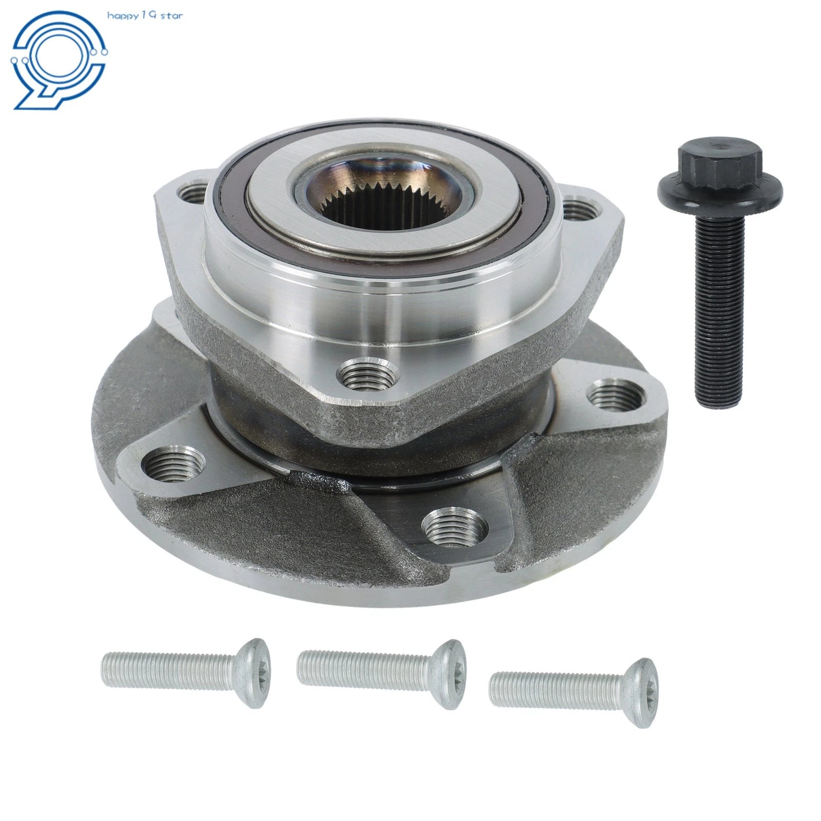 Set of 2 Front Wheel Bearing Hub Assembly for Audi A3 (2015–2020)
