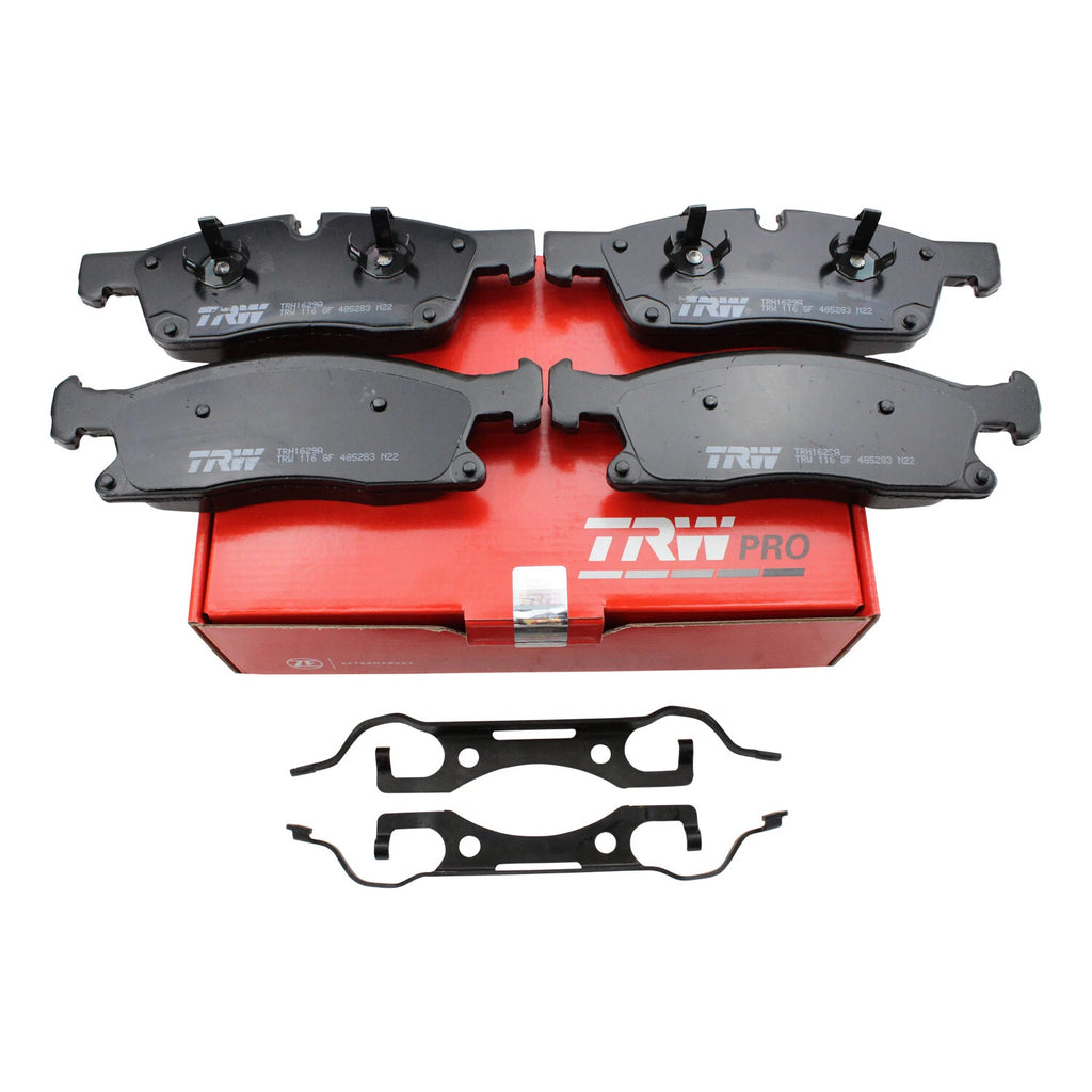 Set of 4 TRW Pro Low-Metallic Brake Pads for Dodge Durango, Jeep Grand Cherokee