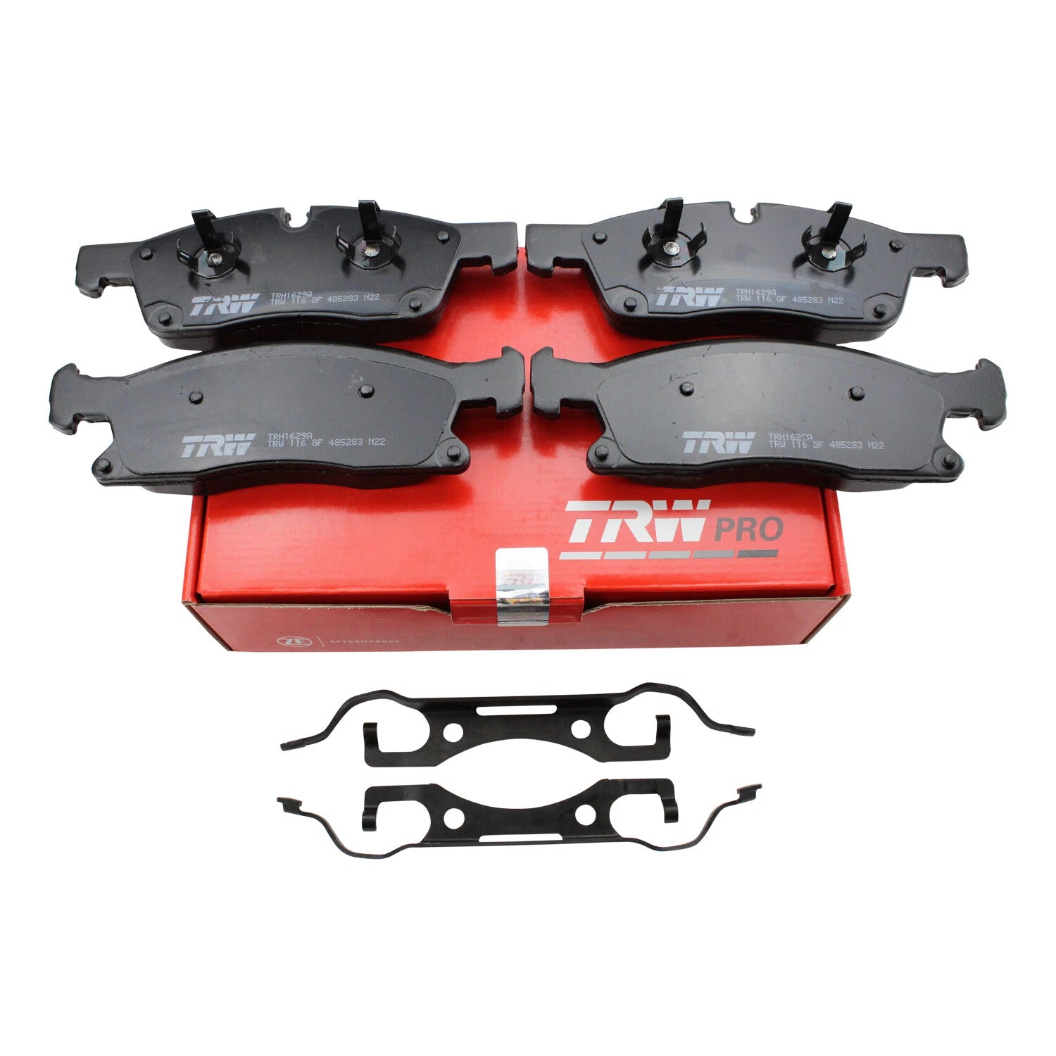 Set of 4 TRW Pro Low-Metallic Brake Pads for Dodge Durango, Jeep Grand Cherokee