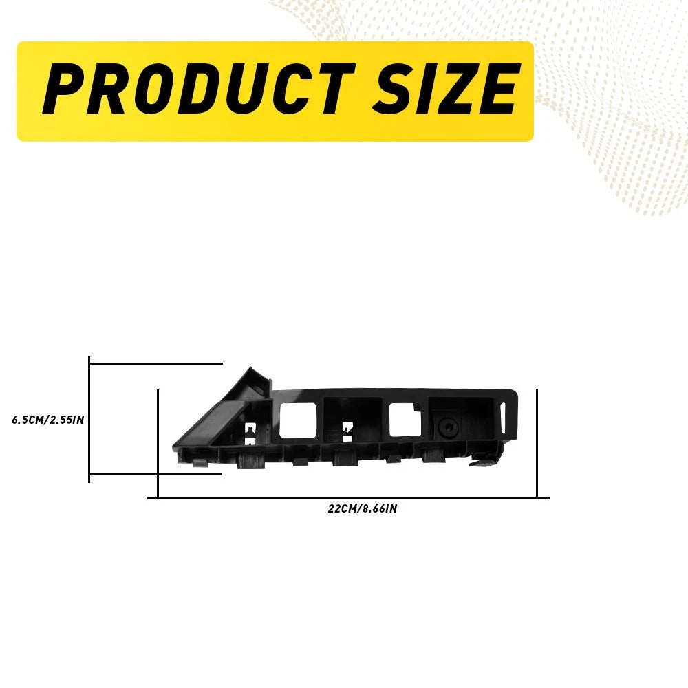 Set of 2 Front Bumper Retainer Brackets for Volkswagen Passat (2012–2015)