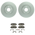 Set of 4 Bosch Blue Ceramic Disc Brake Pads & 320mm Rotors for Kia Optima (2011–2015)