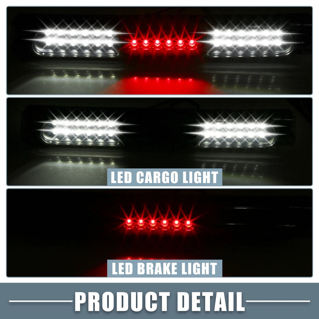 High Mount Stop Light XL3Z13A613AA for Ford F150 (2004–2008) Black Smoked Lens