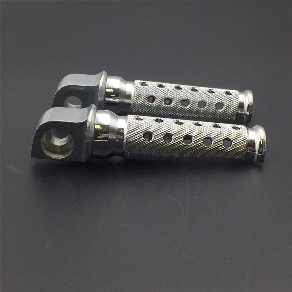 Silver Front Foot Pegs for Kawasaki Ninja EX250 ZX600 ZX7 ZX9R ZX11 (1988–2003)
