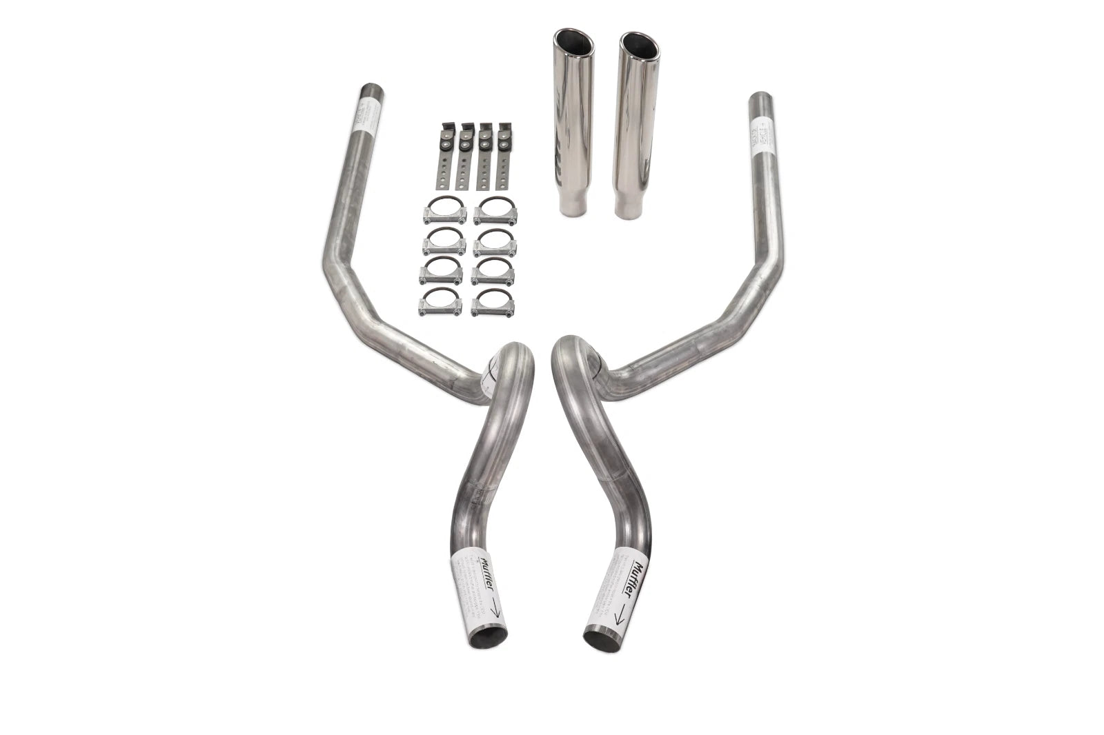 2.5" Dual Exhaust Kit for GM G Body (1978–1988) Rear Exit RC Tip