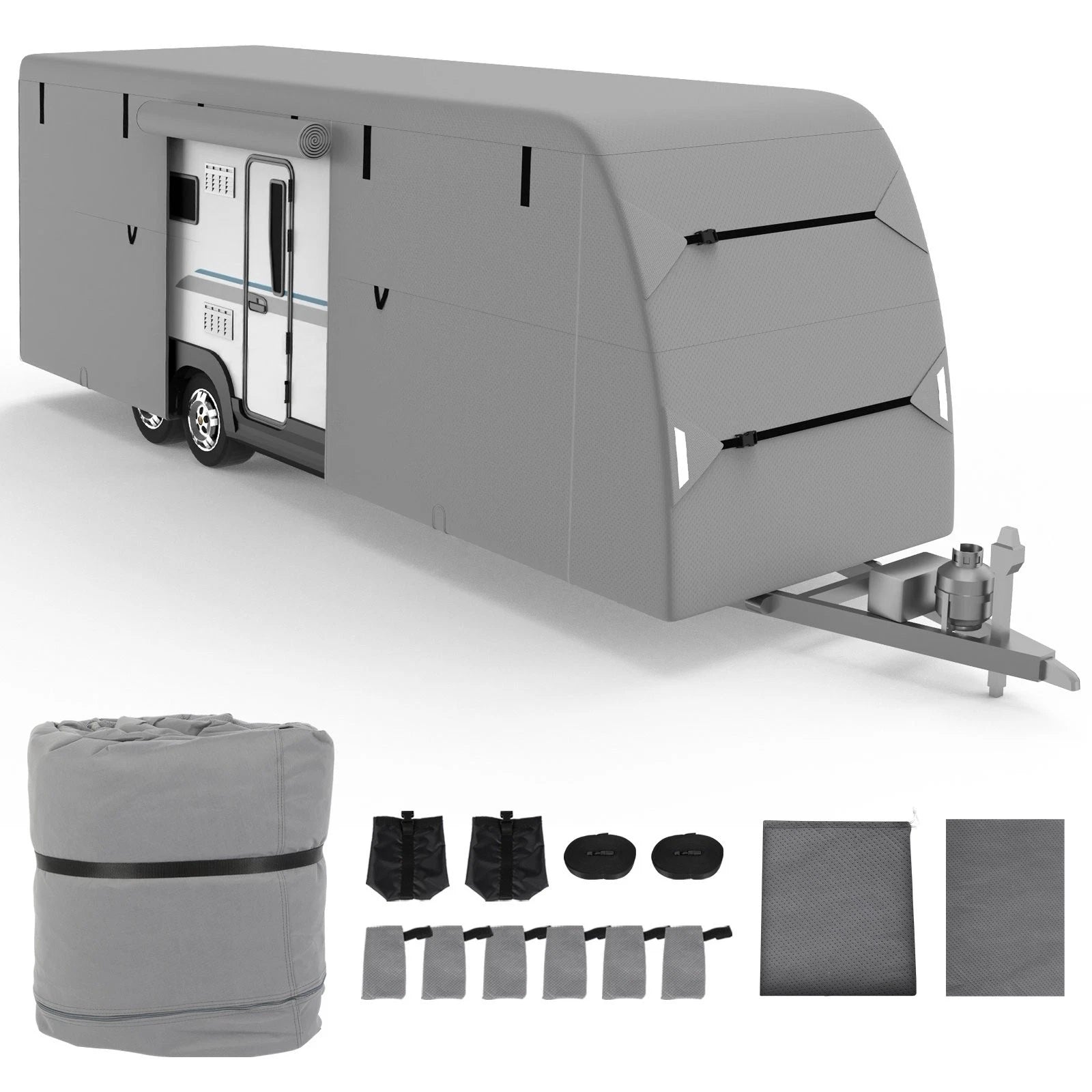 18Ft-20Ft RV Cover for Windproof Extra Thick Camper