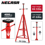 2 Ton Auto Under Hoist Jack Stand for Repair Shops (55.6"-79.5")