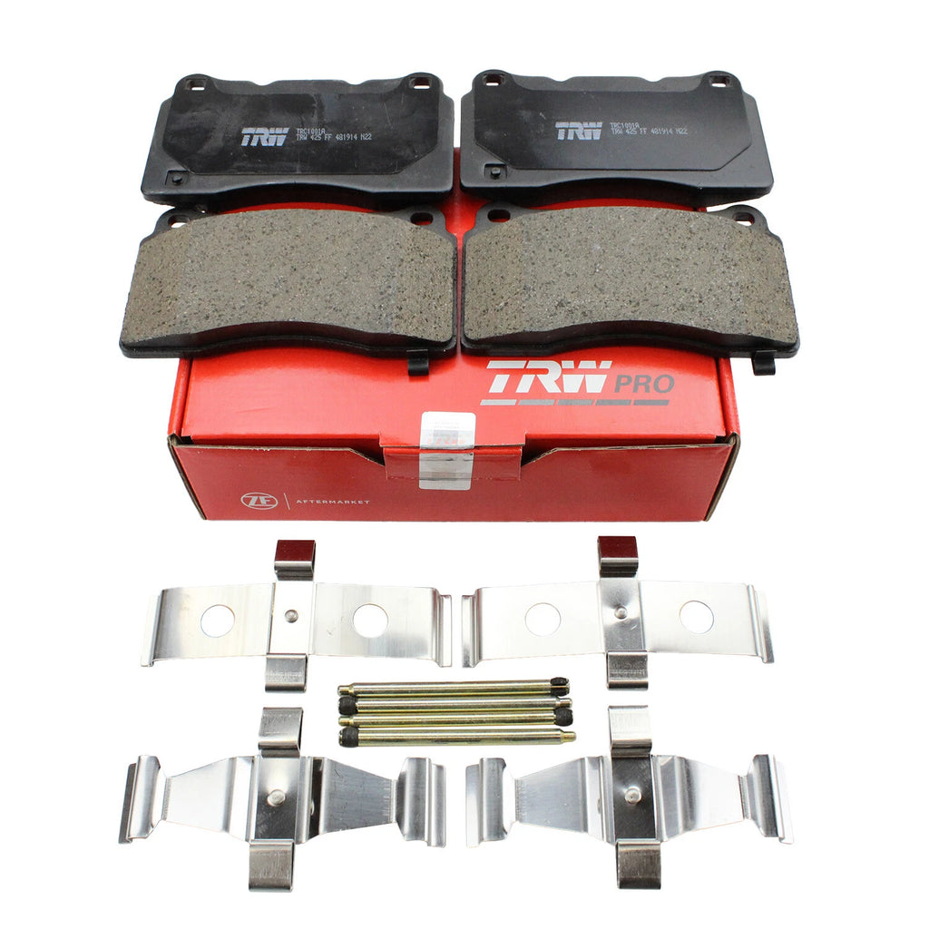 TRW Front Ceramic Brake Pads for Cadillac Chevy Ford Honda Pontiac Subaru Tesla (2010–2023)