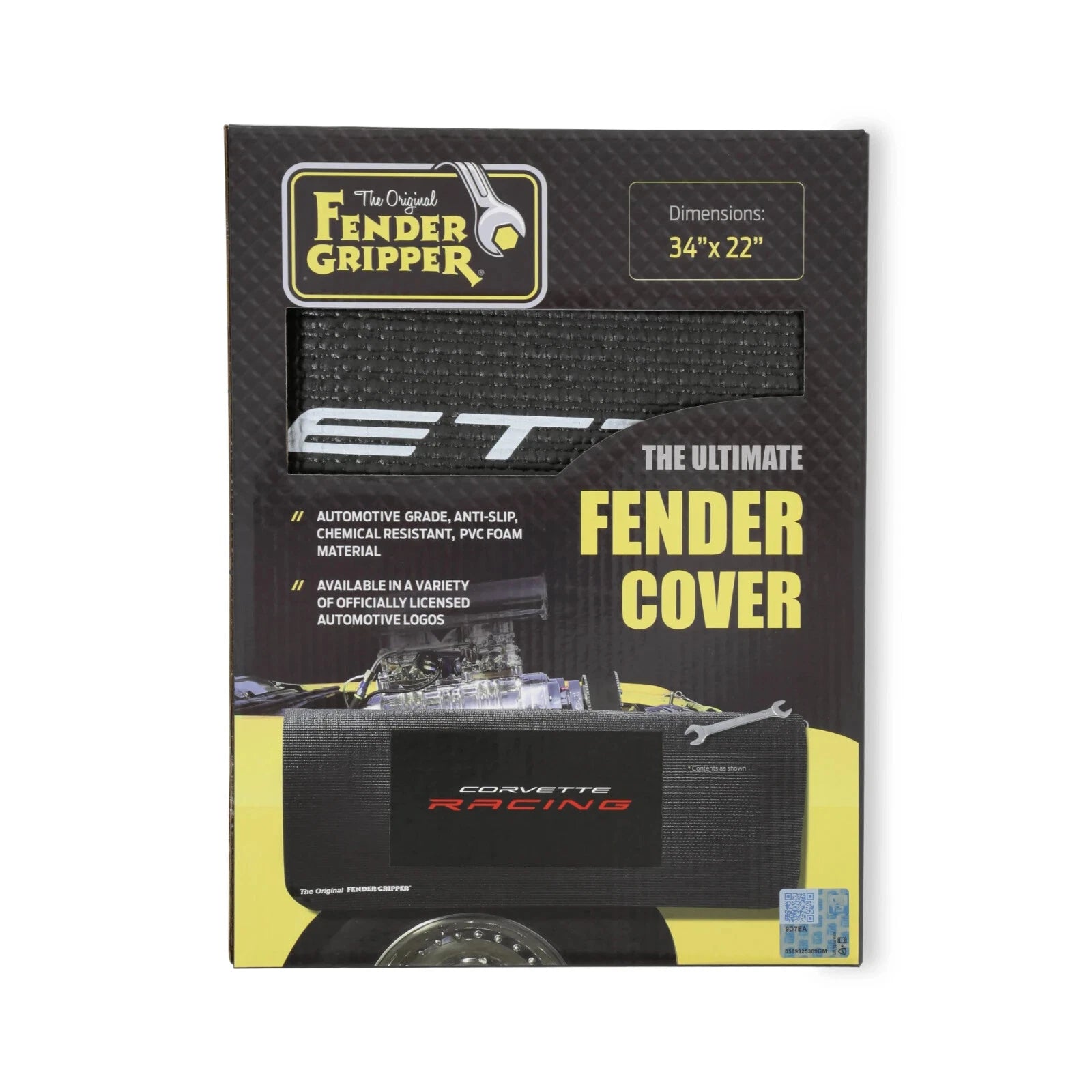 Fender Gripper Protective Cover with Corvette Racing Logo for Chevy Corvette (2005–2013)