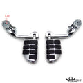 5" Adjustable Waffle Highway Footpegs 1.25" for Harley Sportster Softail Electra Glide