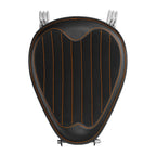 Solo Seat for Harley Dyna Street Bob Low Rider (2007–2017) - Black Orange