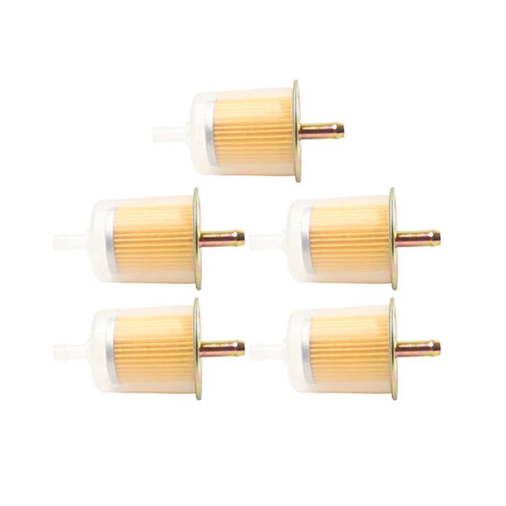 5 x 3/8" Fuel Filters for Universal Motorcycle Inline Gas Line