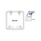 Lewmar Ocean Series Flange Base Hatch Size 60 for 39660070
