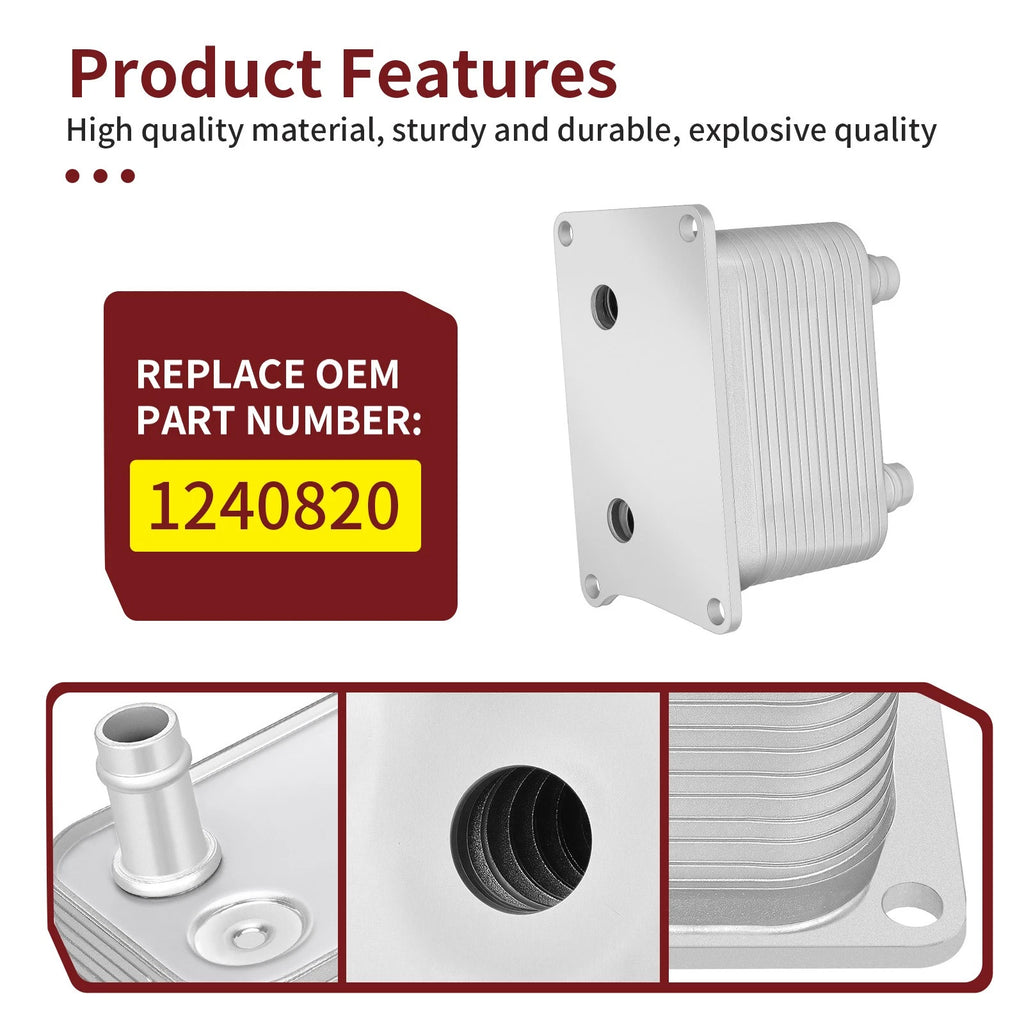 Oil to Water Cooler 1240820 for Polaris RZR S 1000 (2014–2020)