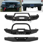 Front Winch Bumper with Bull Bar & Rear Bumper for Ford Ranger (1993–2011)