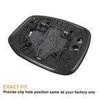 White Mirror Glass w/ Back Non-heated for Honda