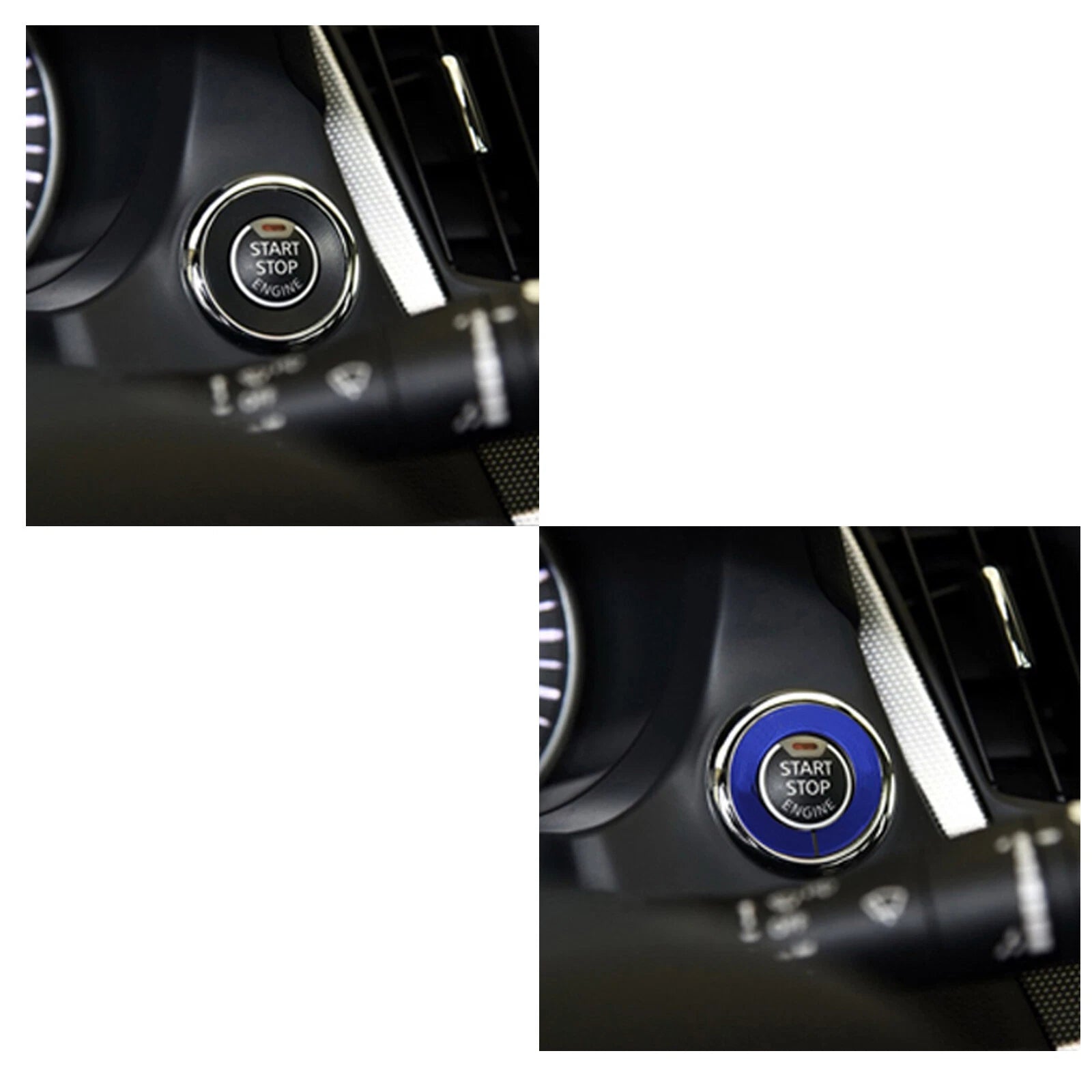 Engine Start Stop Push Button Switch Ring for Infiniti Q50 Q60 (2014-2020)