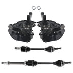 Front Steering Knuckles Wheel Hub Bearing CV Axles Kit for Toyota 698-425
