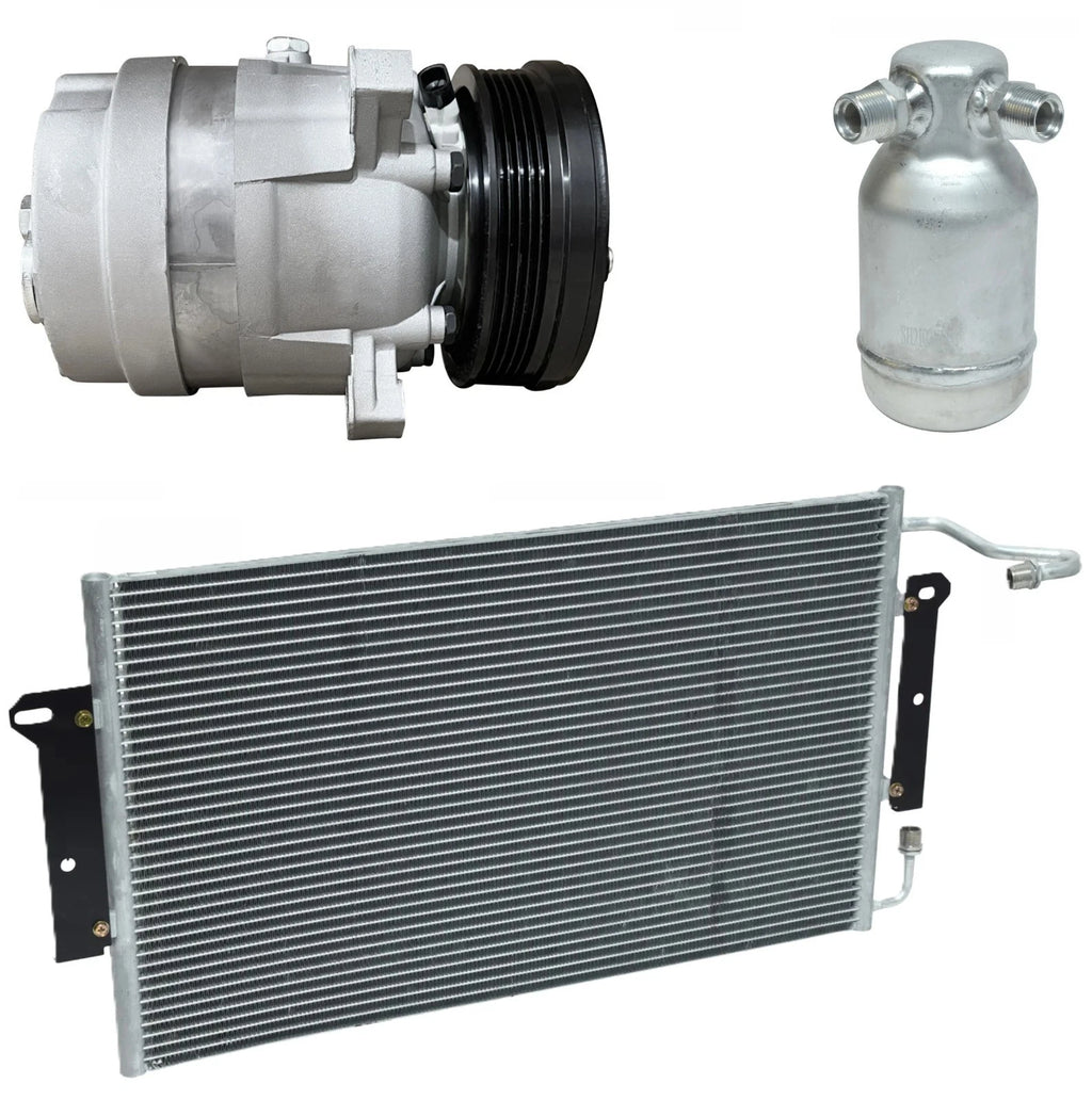 A/C Compressor Kit With Condenser for Oldsmobile Achieva 2.3L (1995–1995)