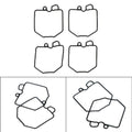 Carburetor Float Bowl Gaskets for Honda CB750 CB900 CB1000 CB1100 GL1100 (T9)