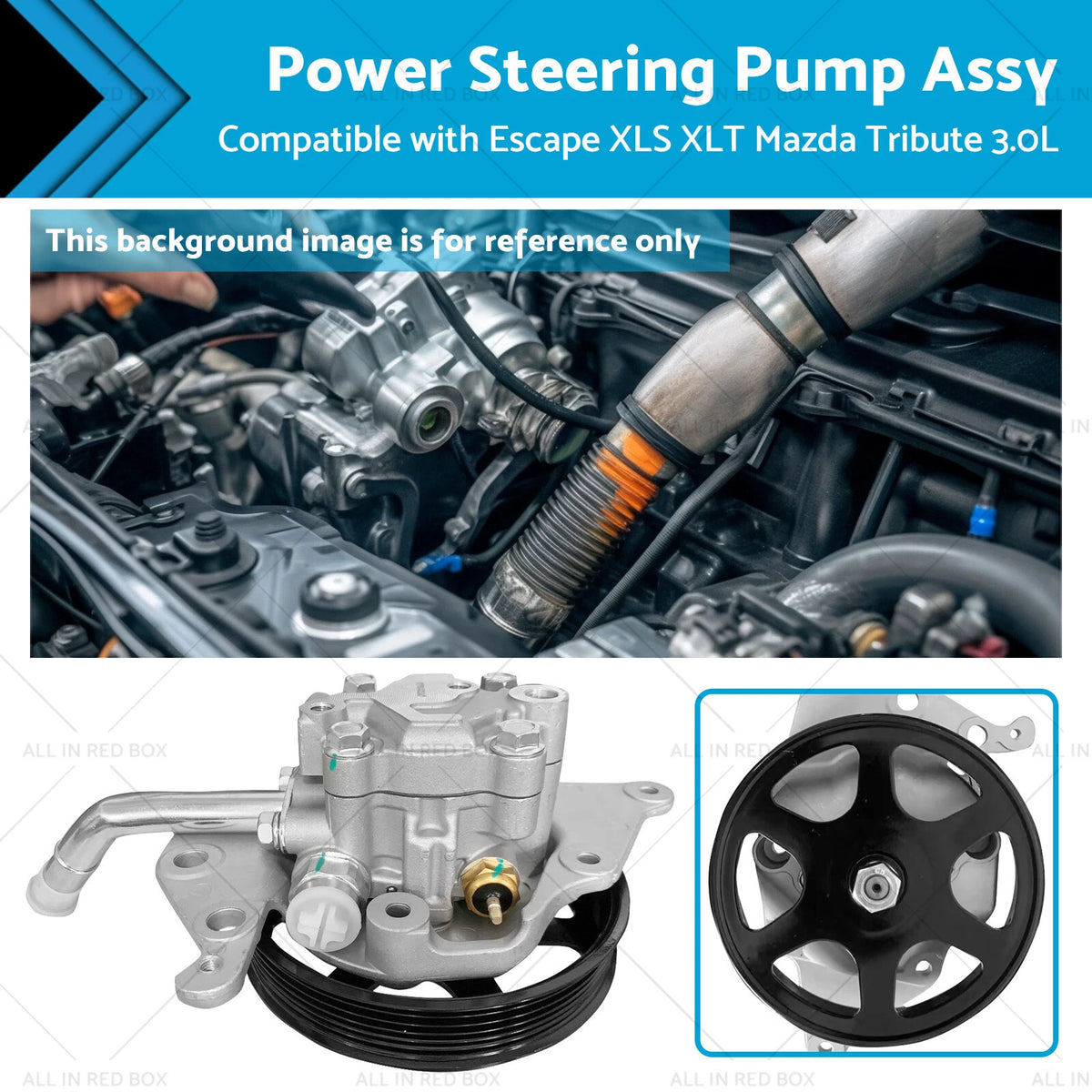 Power Steering Pump Assy for Mazda Tribute, Escape XLS/XLT (2001–2007)