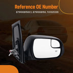 Heated Passenger Rear View Mirror for Toyota Sienna (2015–2020) 8791008150