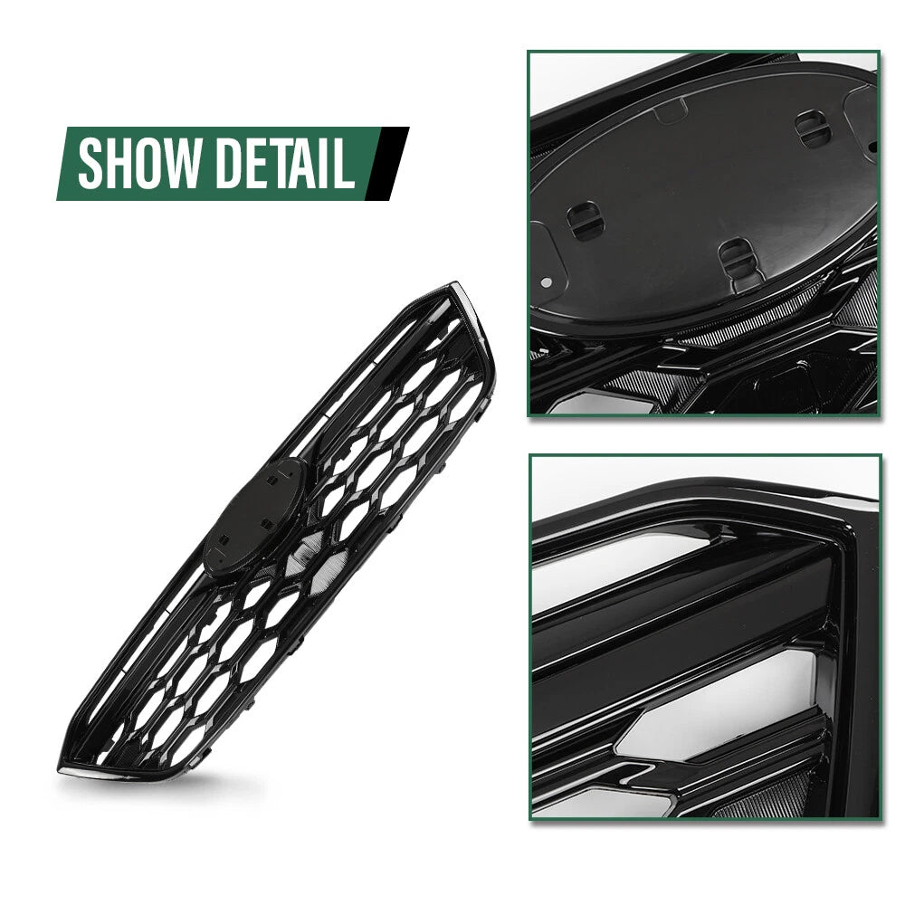 Front Bumper Upper Grille for Subaru Outback (2020–2022) Honeycomb Design