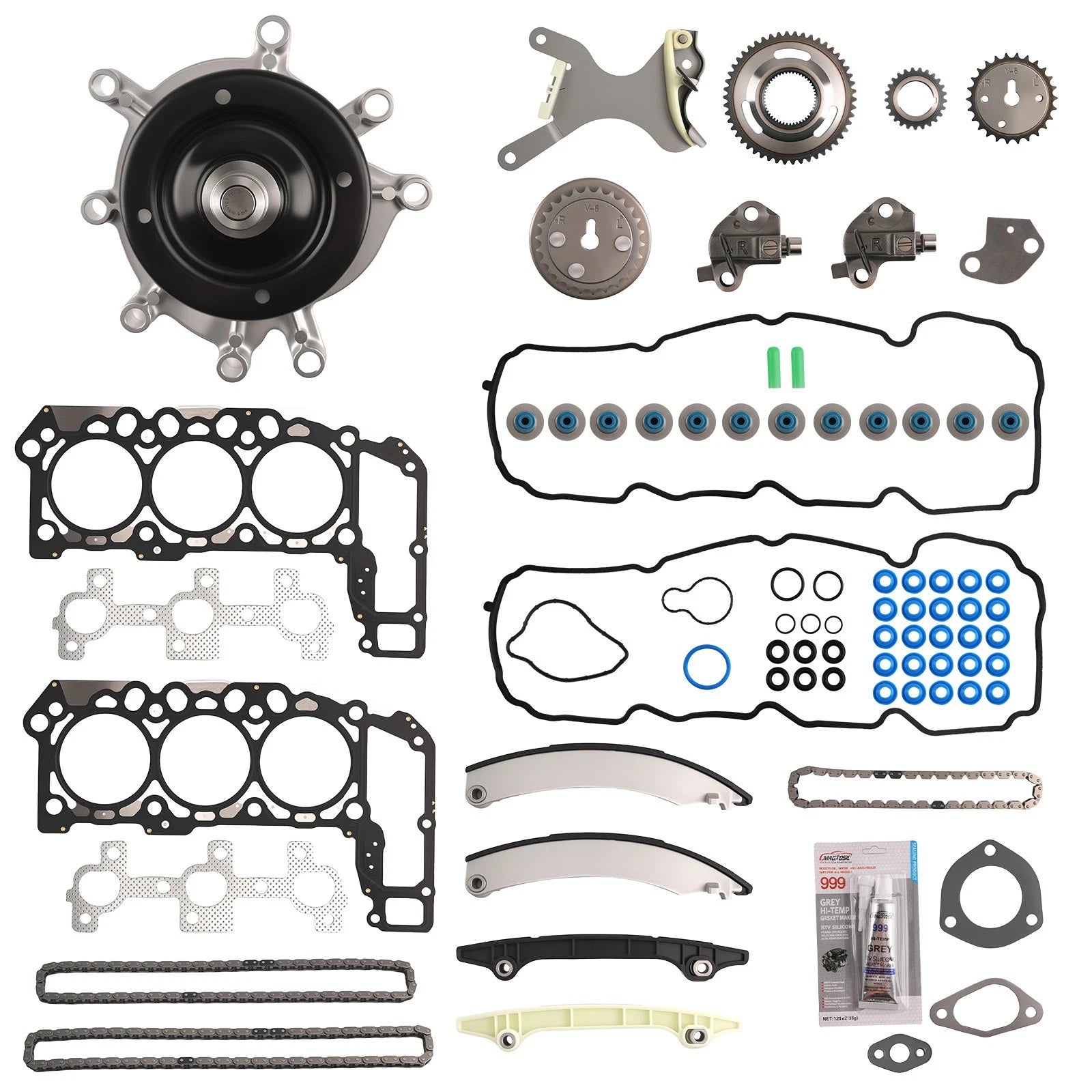 Engine Timing Chain Kit & Water Pump for Dodge Durango 3.7L V6 (2005–2009)