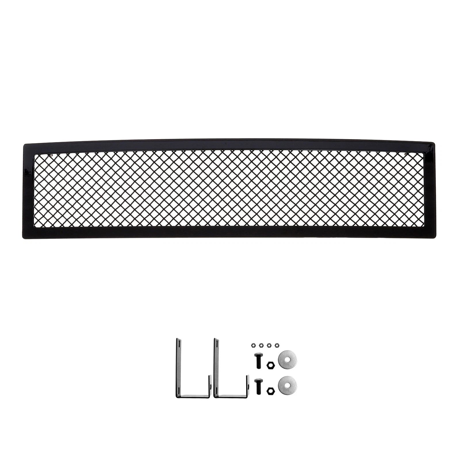 Lower Bumper Grille Insert for Ford F-150 (2009-2014) Black Mesh Stainless Steel
