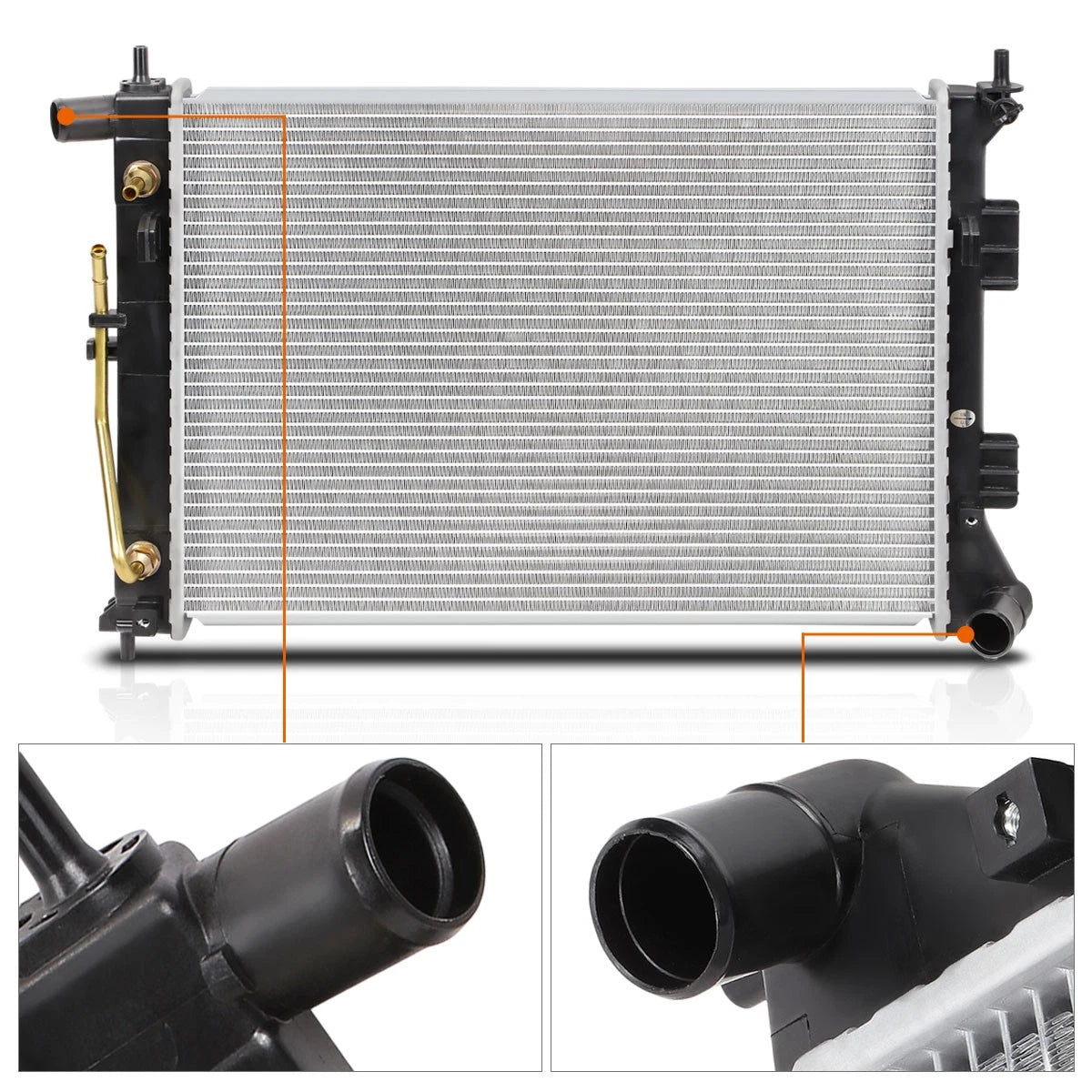 Full Aluminum Radiator for Hyundai Elantra Coupe (2011–2013) DPI-13202